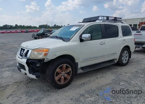 2013 Nissan Armada Platinum from USA, damaged, VIN 5N1BA0NE3DN608867